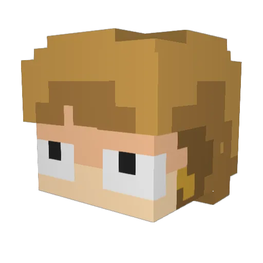 miguelillo_pillo Minecraft avatar head, 3D render