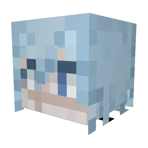 miguelito124 Minecraft avatar head, 3D render