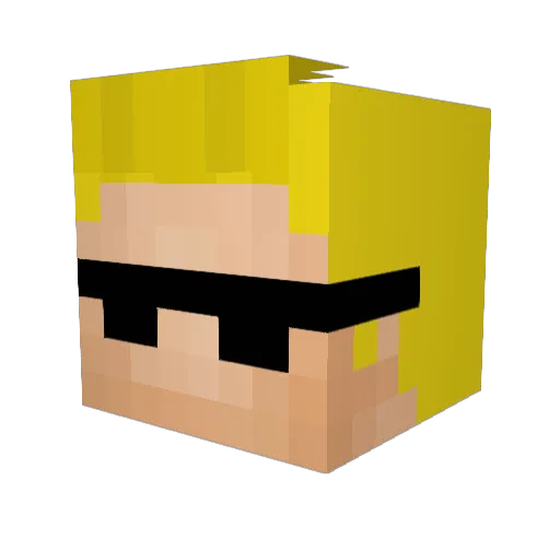 miguelmb123 Minecraft avatar head, 3D render