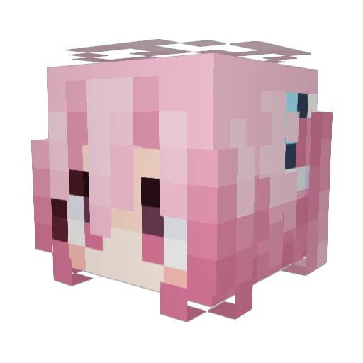 miguemakosh Minecraft avatar head, 3D render