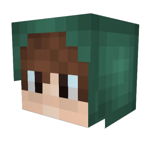 migui7777 Minecraft avatar head, 3D render