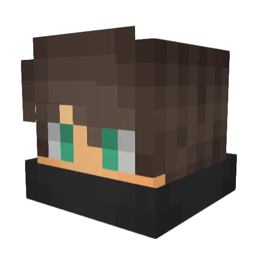 miha86776 Minecraft avatar head, 3D render