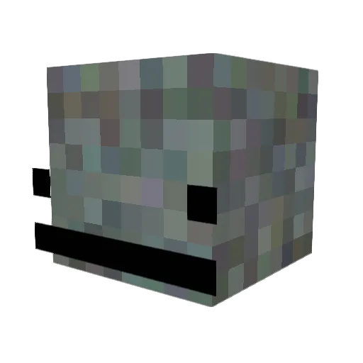 miha_384 Minecraft avatar head, 3D render