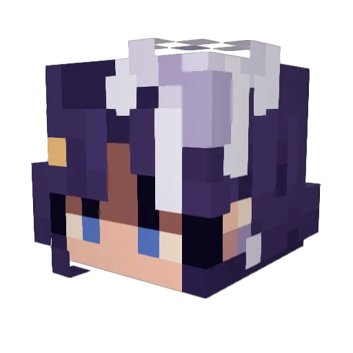 mihaya0823 Minecraft avatar head, 3D render