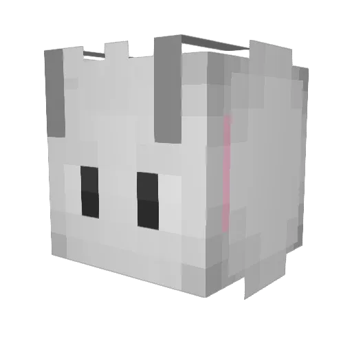miheai Minecraft avatar head, 3D render