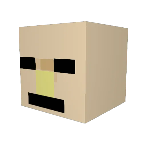 mihneaaeboss Minecraft avatar head, 3D render