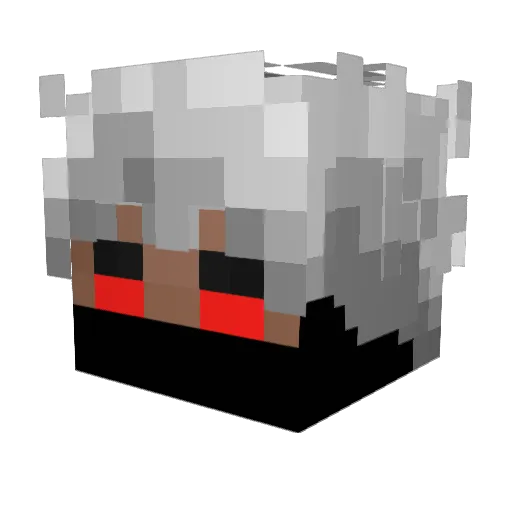 mihu1 Minecraft avatar head, 3D render