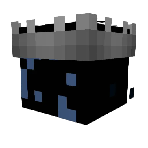 miicael_ Minecraft avatar head, 3D render