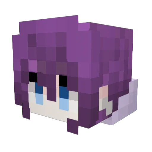 miiiiiiiimo Minecraft avatar head, 3D render