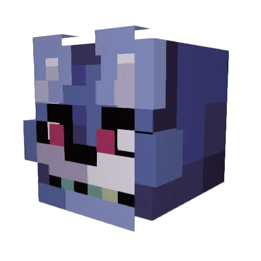 miik44 Minecraft avatar head, 3D render