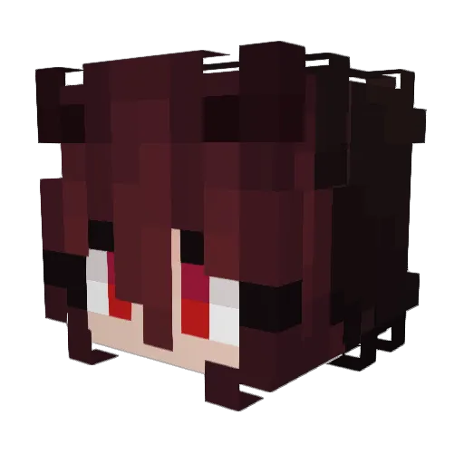 miikooma Minecraft avatar head, 3D render