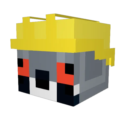 miimic123 Minecraft avatar head, 3D render