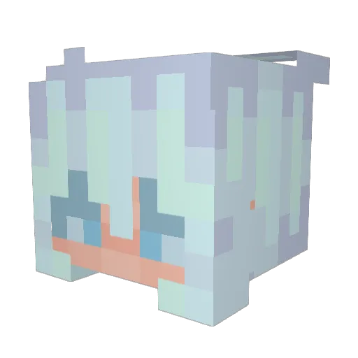 miimii92 Minecraft avatar head, 3D render