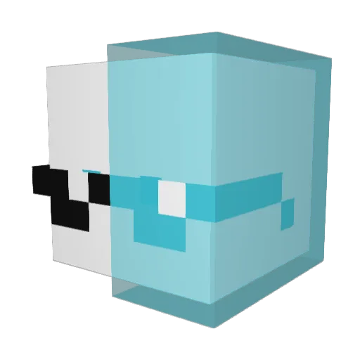 miimiikk Minecraft avatar head, 3D render
