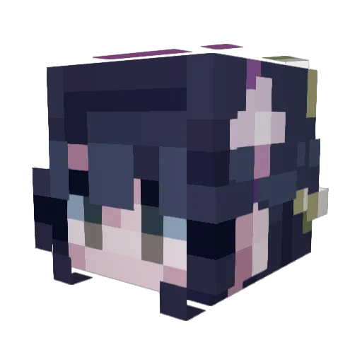 miinccino Minecraft avatar head, 3D render