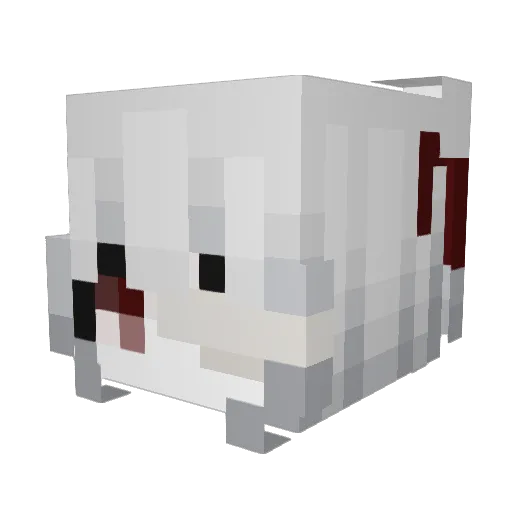 miirellyks Minecraft avatar head, 3D render