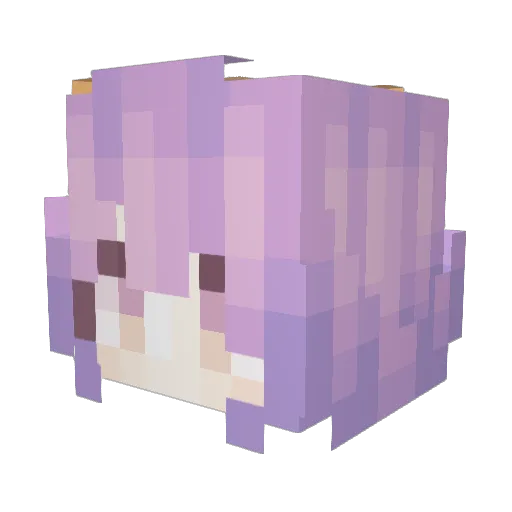 miisong Minecraft avatar head, 3D render