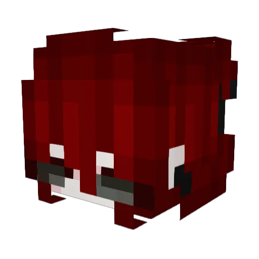 miistexx Minecraft avatar head, 3D render