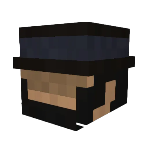 mijinko7 Minecraft avatar head, 3D render