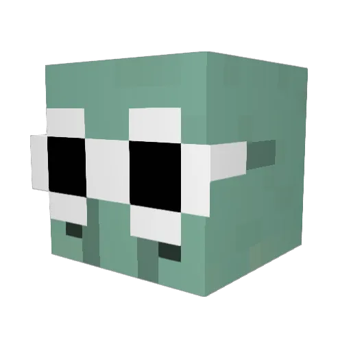 mik3young Minecraft avatar head, 3D render