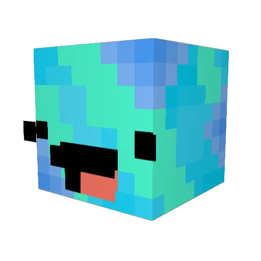 mika0818 Minecraft avatar head, 3D render