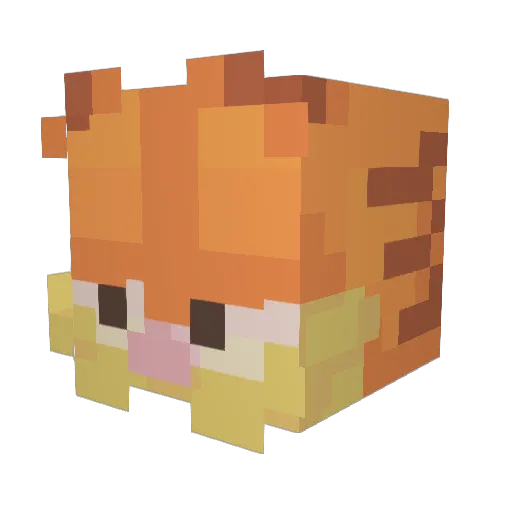 mikado810 Minecraft avatar head, 3D render