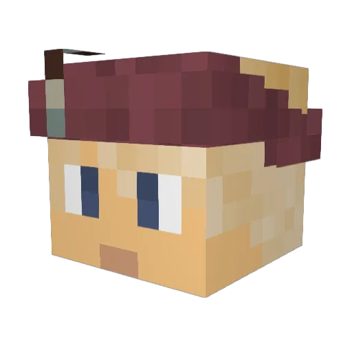 mikael431 Minecraft avatar head, 3D render
