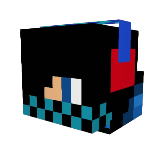 mikael74 Minecraft avatar head, 3D render