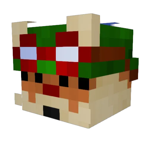 mikaelrocks1231 Minecraft avatar head, 3D render