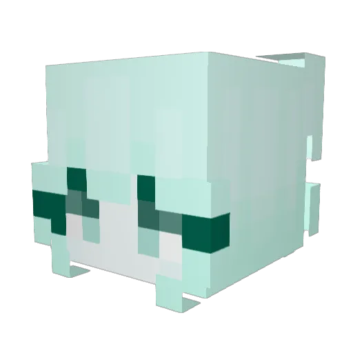 mikage04 Minecraft avatar head, 3D render