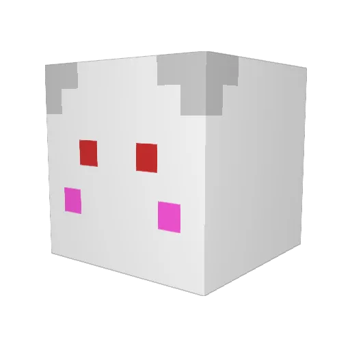 mikan5357 Minecraft avatar head, 3D render