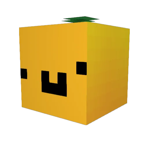 mikannn0102 Minecraft avatar head, 3D render