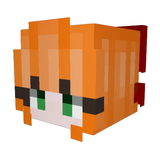 mikasa77777 Minecraft avatar head, 3D render