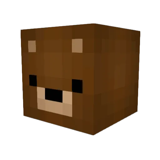 mikayerrr Minecraft avatar head, 3D render