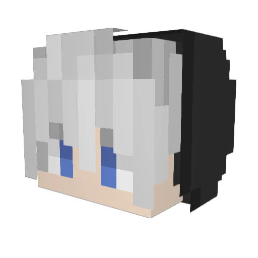 mike1084 Minecraft avatar head, 3D render