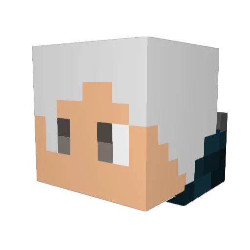 mike1611 Minecraft avatar head, 3D render