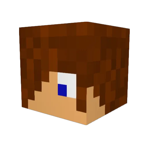 mike3095 Minecraft avatar head, 3D render