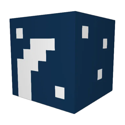 mike827 Minecraft avatar head, 3D render