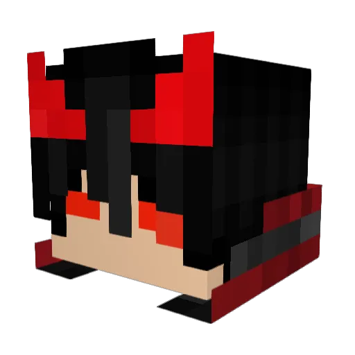mike900 Minecraft avatar head, 3D render