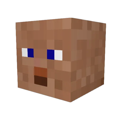 mike__11 Minecraft avatar head, 3D render