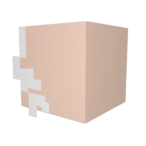 mike_oxlong0_0 Minecraft avatar head, 3D render