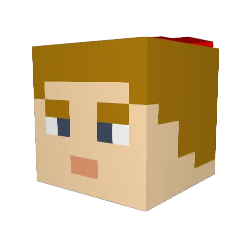 mike_oxsmall_69 Minecraft avatar head, 3D render