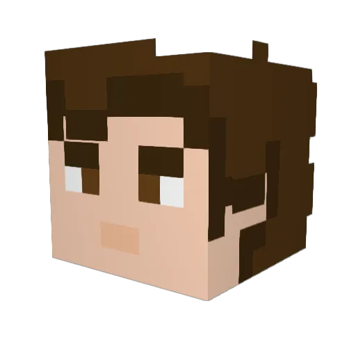 mikea1982 Minecraft avatar head, 3D render