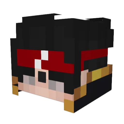 mikeb64777 Minecraft avatar head, 3D render