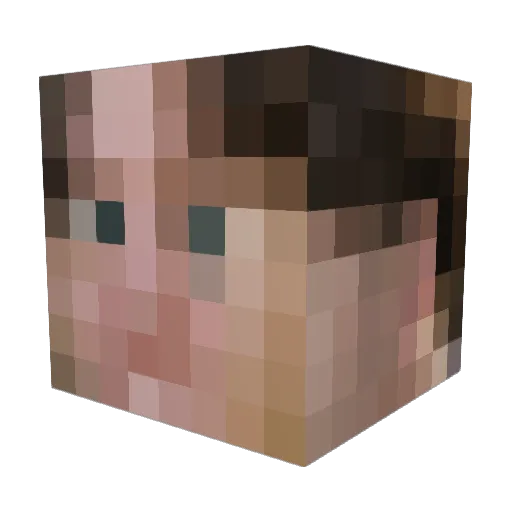 mikefreeman1972 Minecraft avatar head, 3D render