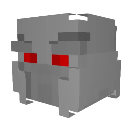 mikehalo Minecraft avatar head, 3D render