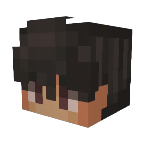 mikehanna3 Minecraft avatar head, 3D render
