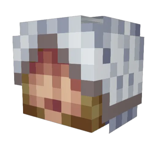 mikemcgugan Minecraft avatar head, 3D render