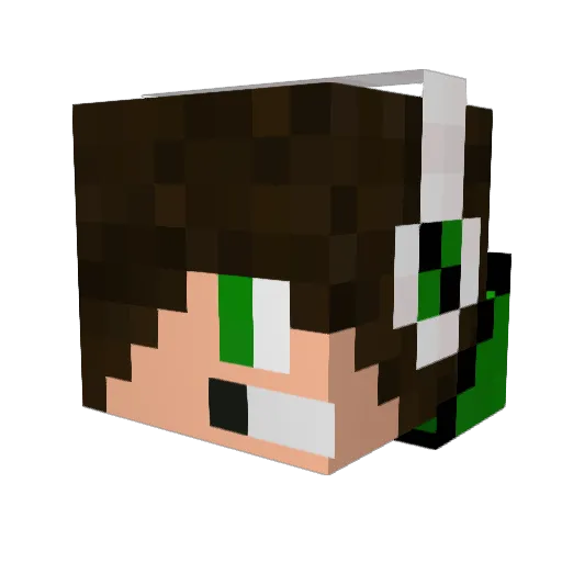 mikemes1 Minecraft avatar head, 3D render