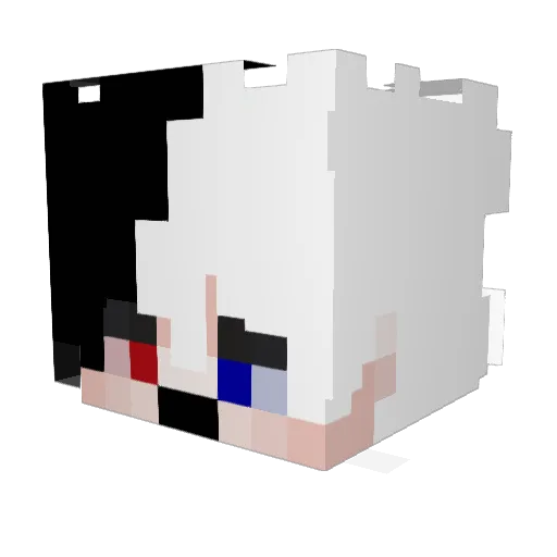 mikenya8 Minecraft avatar head, 3D render